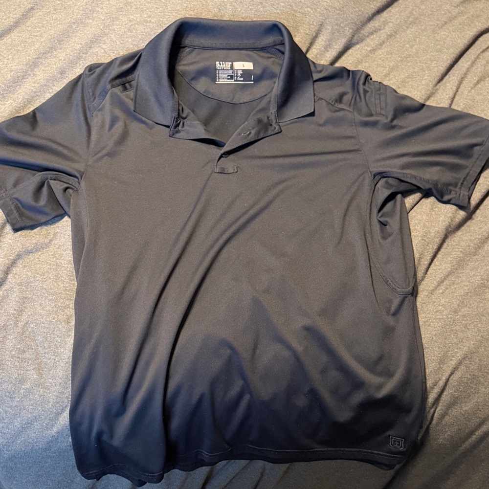 5.11 Tactical Men’s Black Polo Performance Shirt